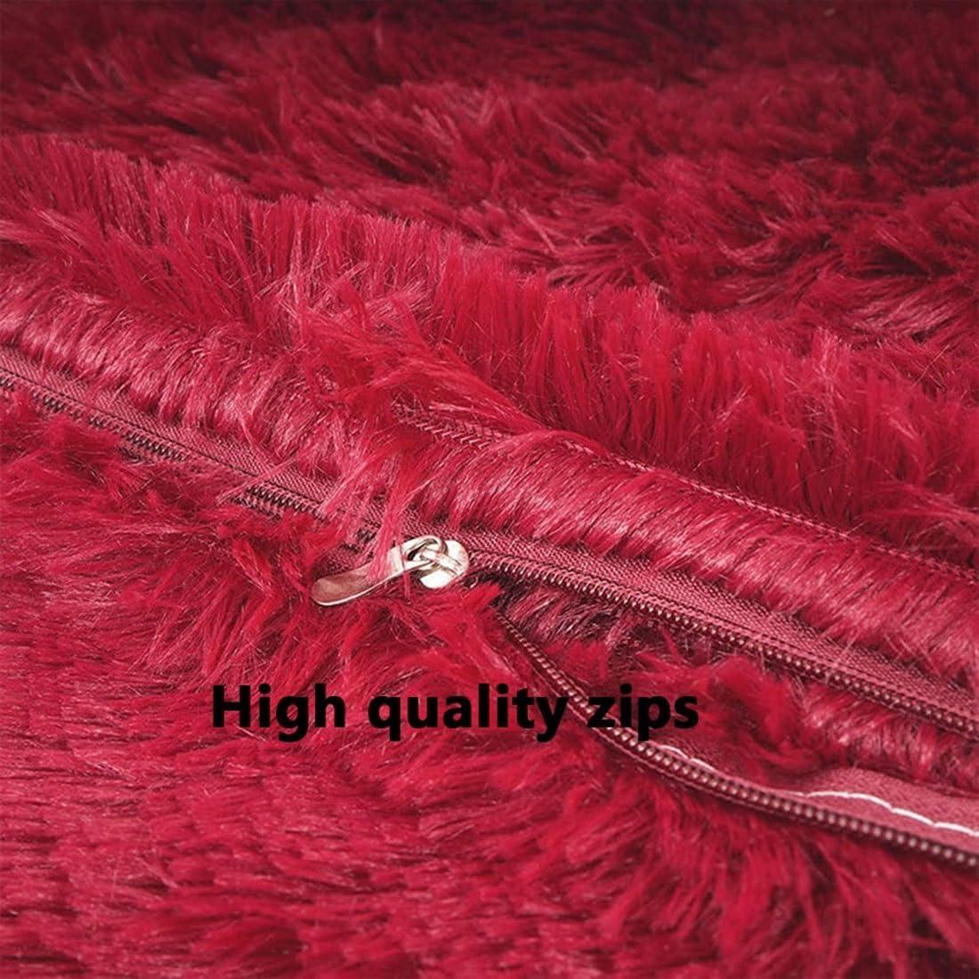 ZZDZW ZZDZW Pillowcases Standard Set of 2, 20x28 Inch Pillow Case 50x70 Cm with ZipperSuper Soft Plush Rectangle Decorative Cushion Covers for Pillows Sofa Couch Bed(Black)