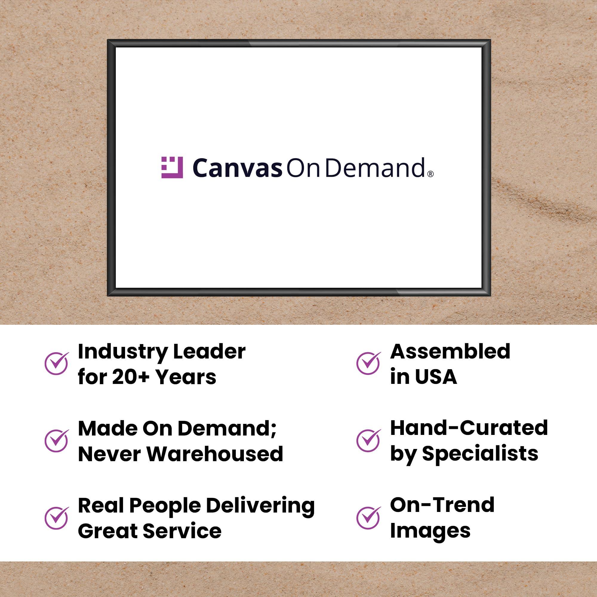 CANVAS ON DEMAND CANVAS ON DEMAND Beach Ride I Canvas Wall Art Print by James Wiens, Coastal, Home Decor, Dog, Wildlife Artwork, 36\"x24\"