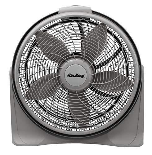 Air King Air King 9500 20-Inch 3-Speed Commercial Grade Deluxe Pivot Fan with 2,390-CFM, 1/22-Horsepower, Grey Finish