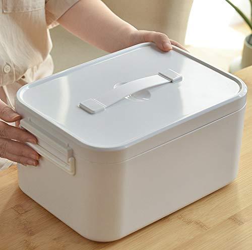 Lxrzls Lxrzls Medical Box Medicine Storage Box Household Medicine Box Multifunctional Medicine Storage Box (Size : 25X12X22.8X16.6CM)