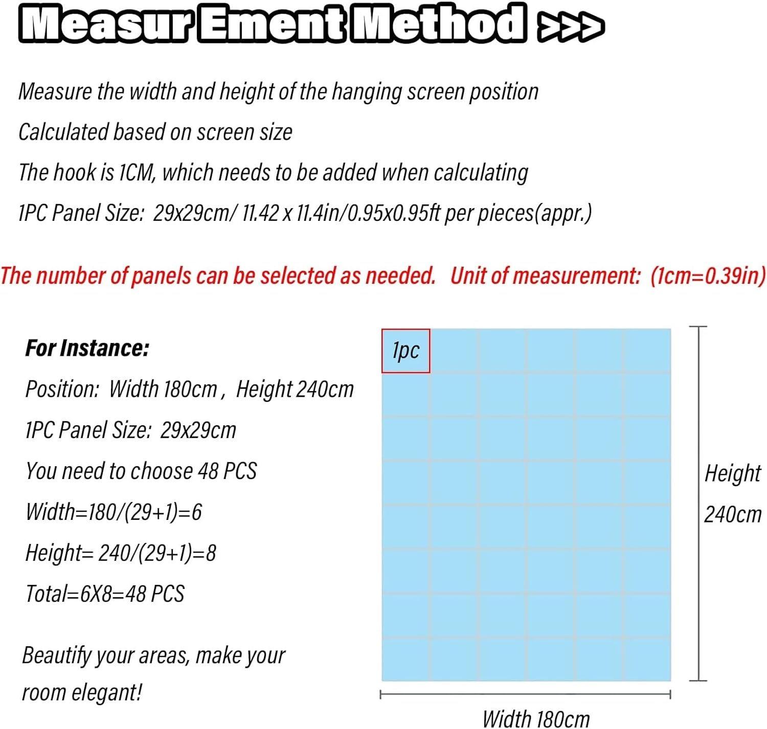 SAFWELAG SAFWELAG Folding Freestanding Partition Room Hanging Screen Divider Panels Hanging Room Divider, Lightweight Panel Screen for Apartment Studio, Open Space Partition Curtain Wall with Accessories (Col