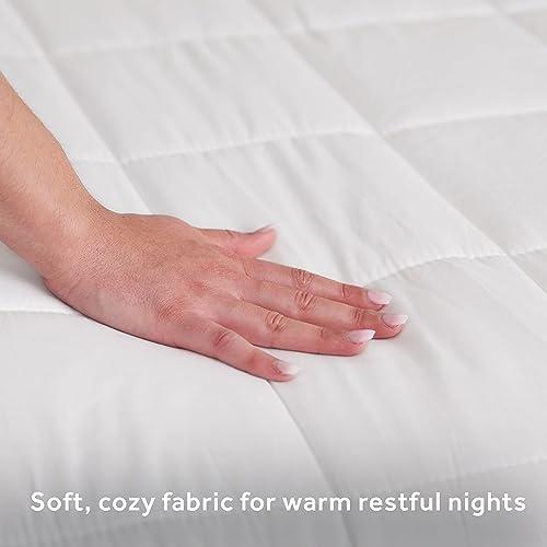 Sunbeam Sunbeam Premium Quilted Electric Heated Mattress Pad, 60\" x 80\", 12 Heat Settings, 12-Hour Auto Shut-Off, Machine Washable, Extra-Soft, White