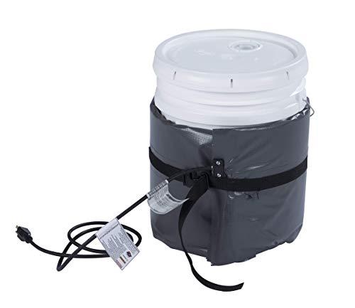 Powerblanket Powerblanket BB05GV Bee Blanket Honey Heater, 5 gal Pail Heater with Cutout for Gate Valve, Charcoal Gray
