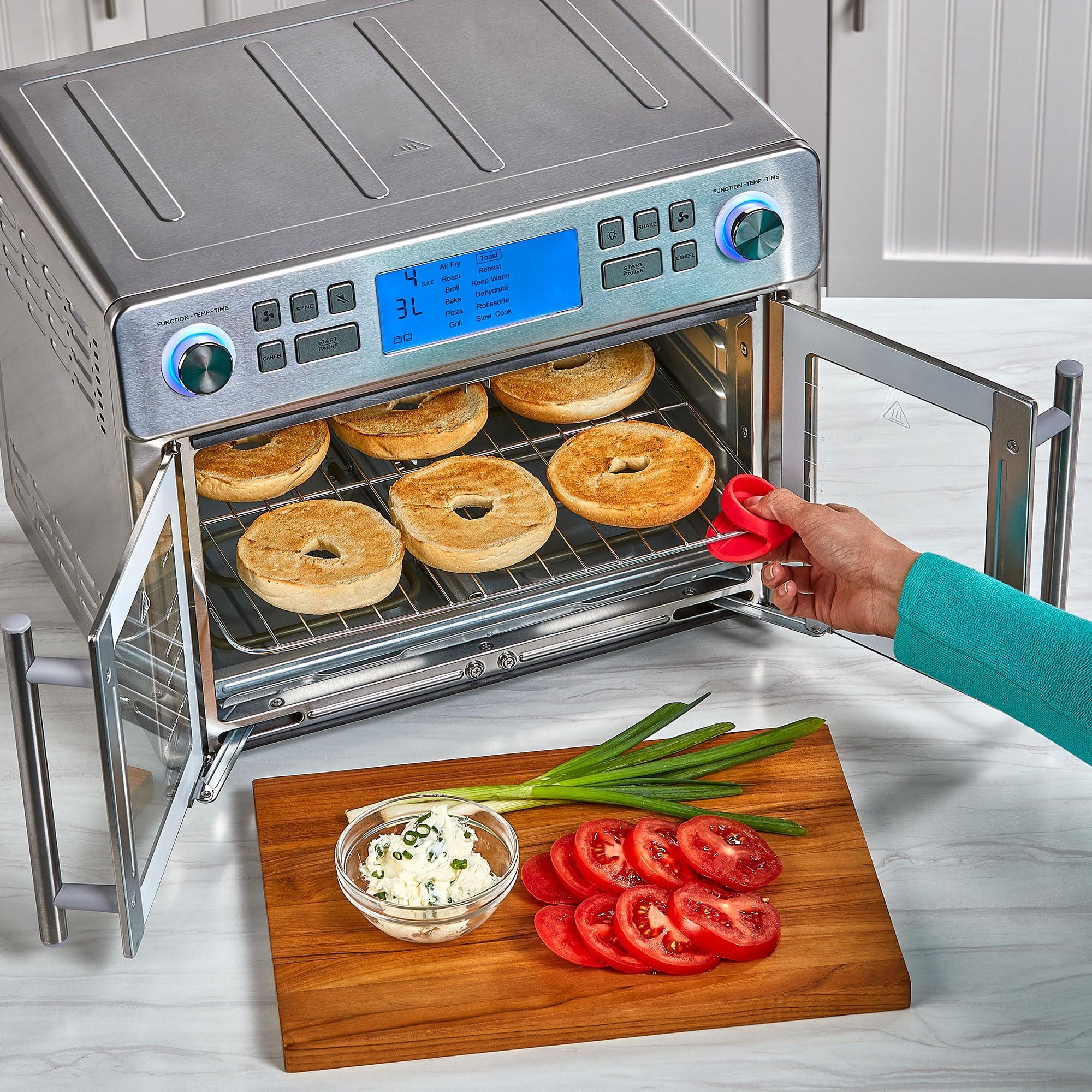 Emeril Lagasse Emeril Lagasse Dual Zone 360 Air Fryer Oven Combo with French Door, 25 QT Extra Large, Cook Two Foods in Different Ways, Up to 60% Faster from Frozen to Finish