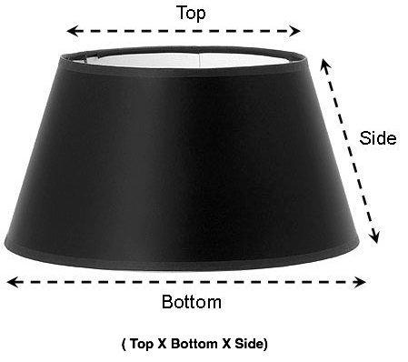 UpgradeLAMPS Shantung Silk Rectangle Cut Corner Lamp Shade, Eggshell | 14 inch by UpgradeLAMPS