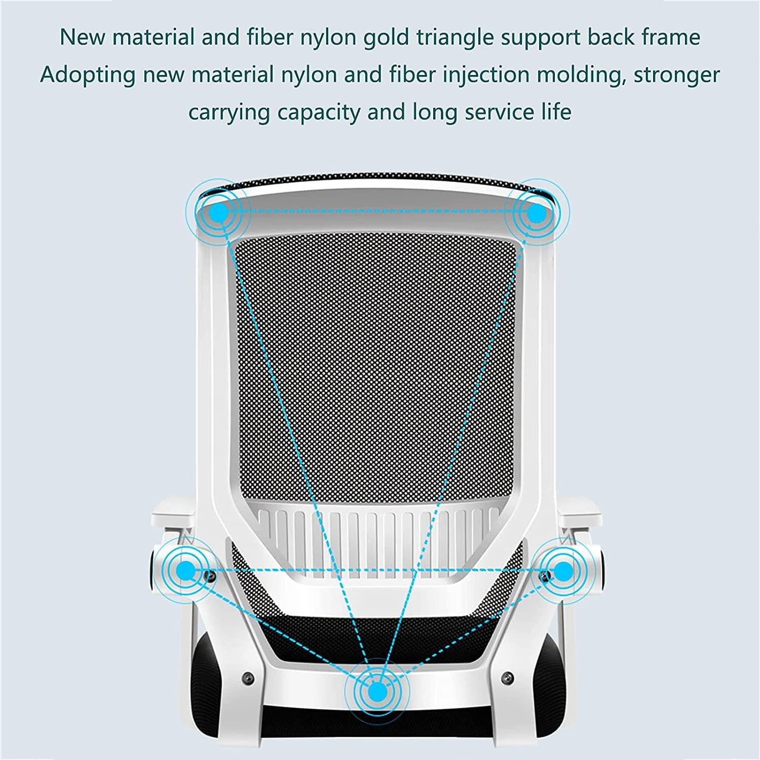 Luo Yi - CN Gaming chair , Office Chair Gaming Chair Desk Chair Mesh Office Chair High Back Executive Computer Desk Chair with Breathable Mesh for Office Study Meeting Room Computer Chair Home Office Desk Chairs