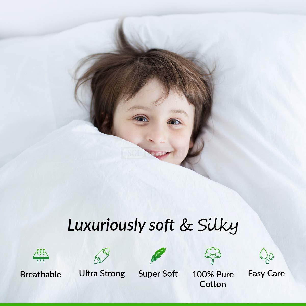 Yarns of Cotton Box Pleated Bedskirt - Split Corner Bedskirt Olympic Queen Size - Dust Ruffle Bedskirts - 100% Egyptian Cotton 1200 TC Bed Skirt - 24 Inch Drop Olympic Queen Box Pleated Bed Skirt, Baby Pink