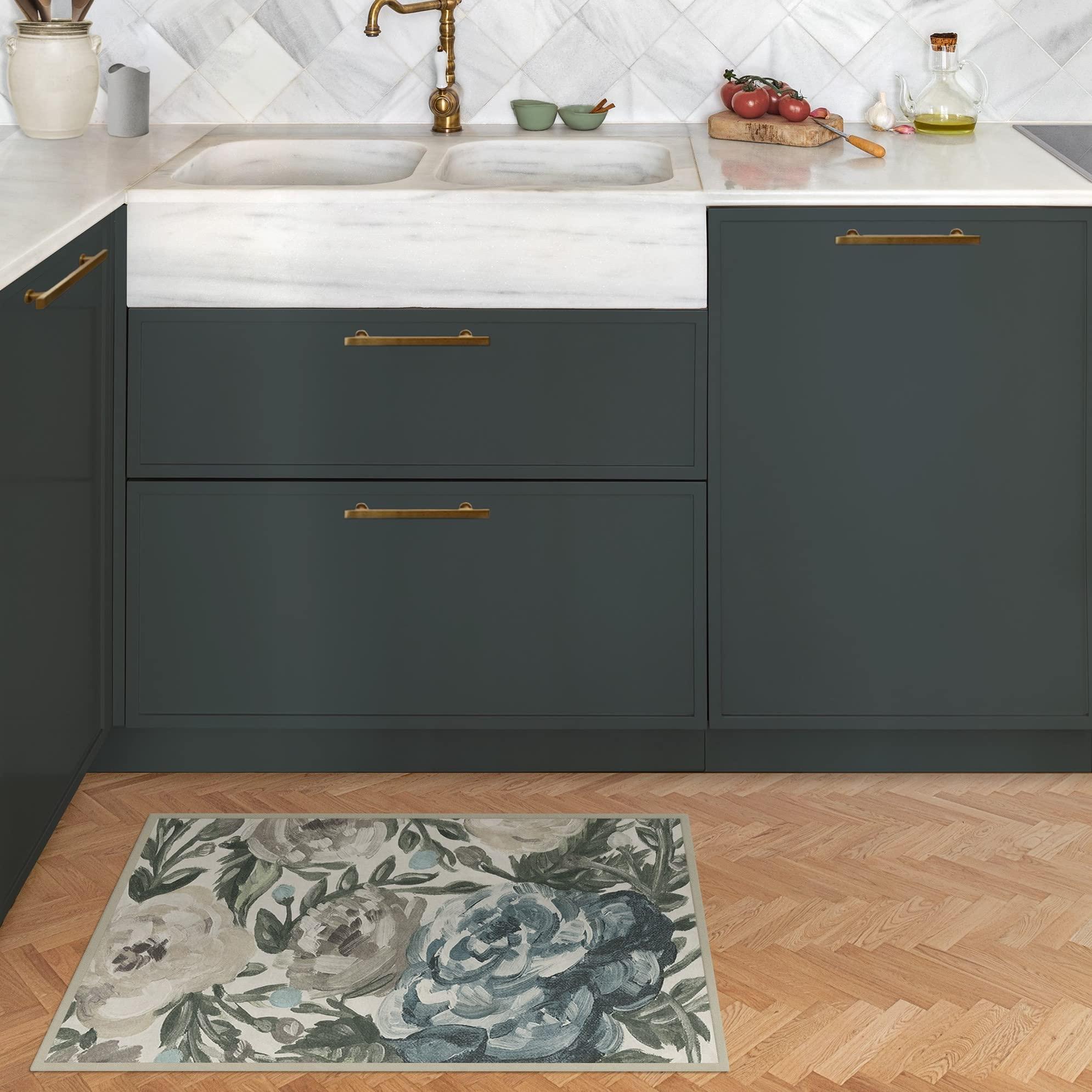 RUGGABLE Ruggable Washable 2x3 Area Rug, Camellia Jade, Premium Rugs for Living Room, Bedroom, Kitchen, Office, Classroom with Gripper Non Slip Pad