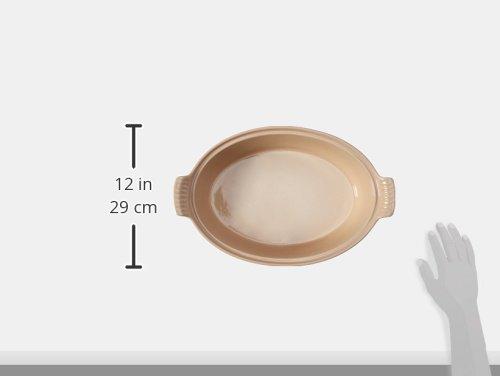 Le Creuset Le Creuset Stoneware Heritage Covered Oval Casserole, 4 qt. (14"), Cerise