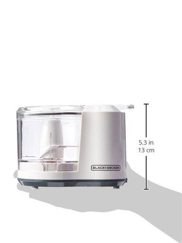 BLACK+DECKER BLACK+DECKER HC150W 1.5-Cup Electric Food Chopper, White, 1.5_cup