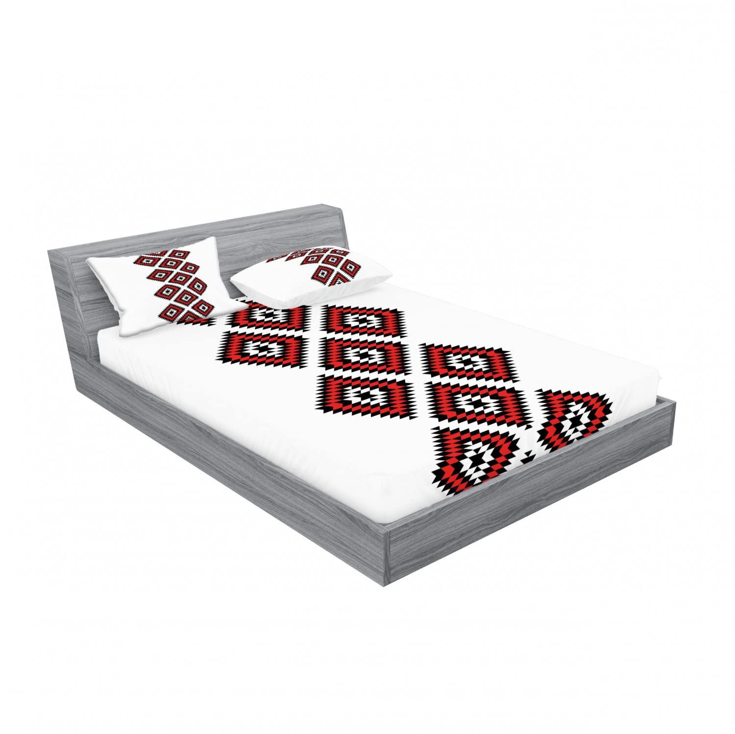 Elf Linen Elf Linen Luxurious 1500 Thread Count Italian Finish 100% Egyptian Cotton 4-Piece Bed Sheet Set, Queen, White Solid Pattern (Fits Mattress Up to 24-26\" Deep Pocket)