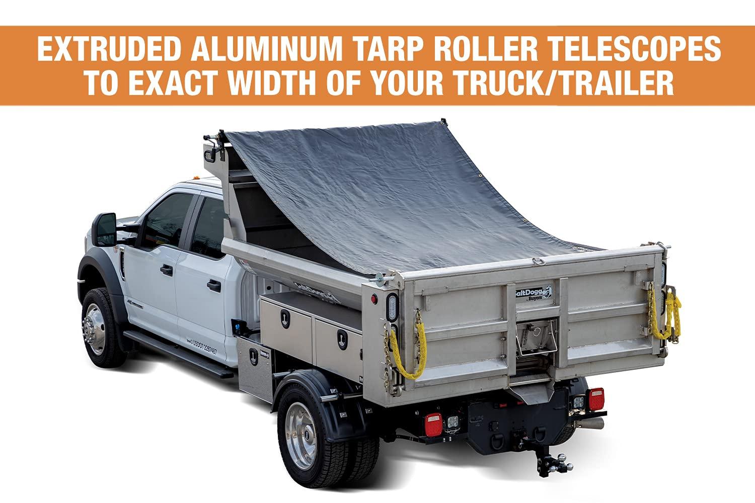 Buyers Products Buyers Products DTR7515 Aluminum Tarp System with Mesh Tarp, 7-1/2 X 15 Feet