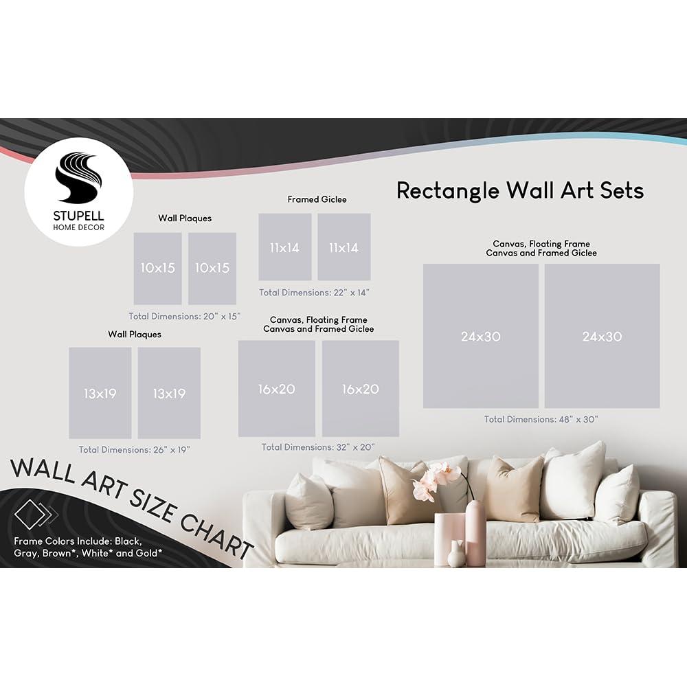 Stupell Industries Stupell Industries Traditional Flower Stem Blossoms 2pc Set Framed Wall Art, Design by Liz Jardine