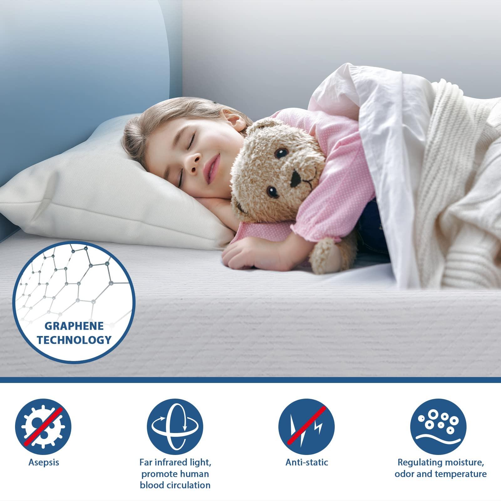 MLILY MLILY Twin Mattress 6 Inch Memory Foam Mattress Twin Size in a Box for Bunk Bed Trundle Bed, Medium Firm, CertiPUR-US Certified