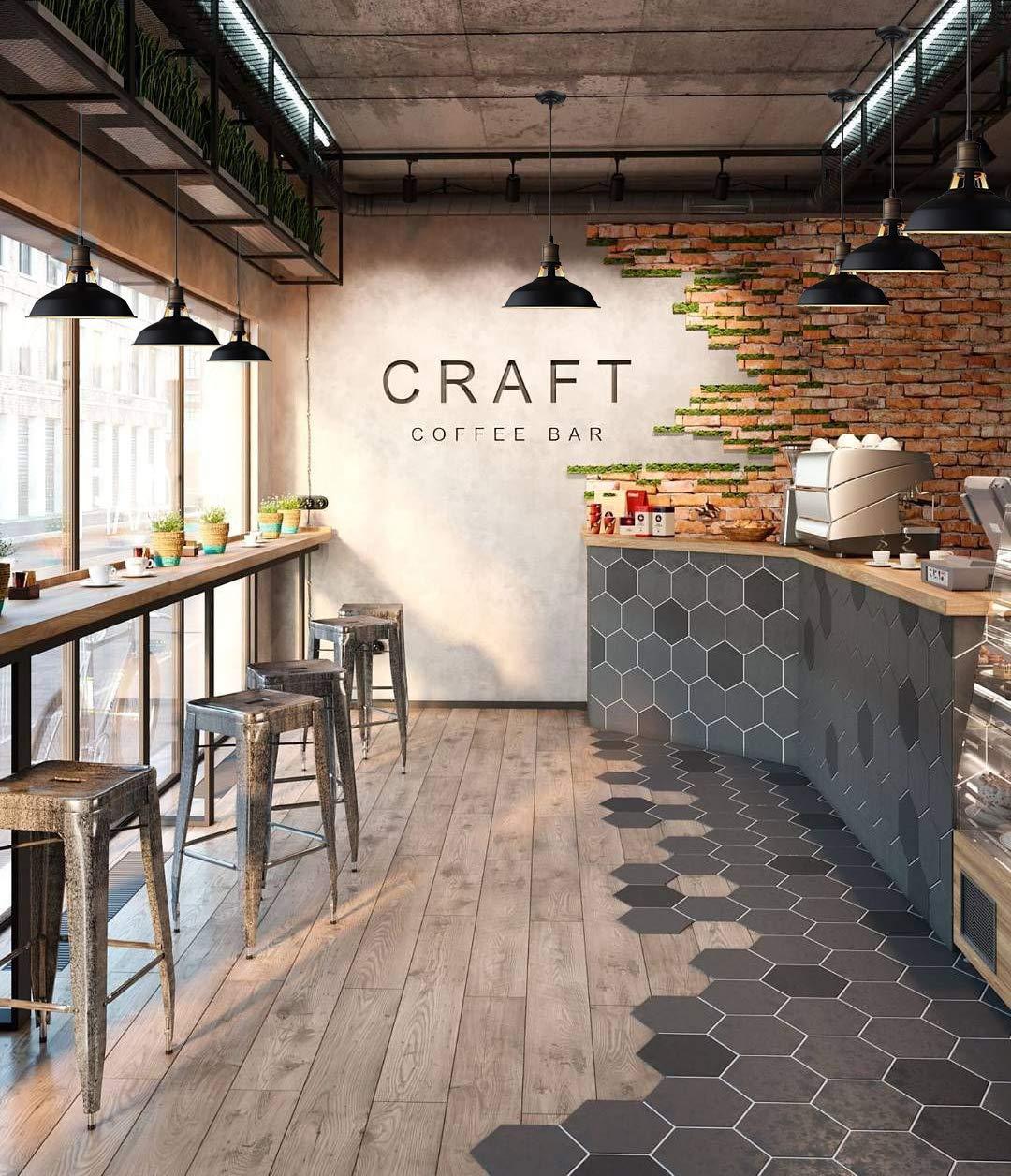 CLAXY CLAXY Ecopower Industrial Metal Barn Pendant Light 3 Pack Hanging Pendant Lighting for Kitchen Bar Restaurant Cafe