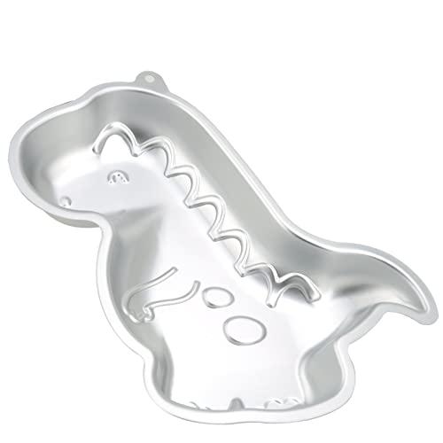 Pormasbenzer Pormasbenzer Dinosaur Shaped Cake Pan Clover Mould Aluminum 3D DIY Cake Baking Pan for Birthday, Anniversary, Party, Christmas