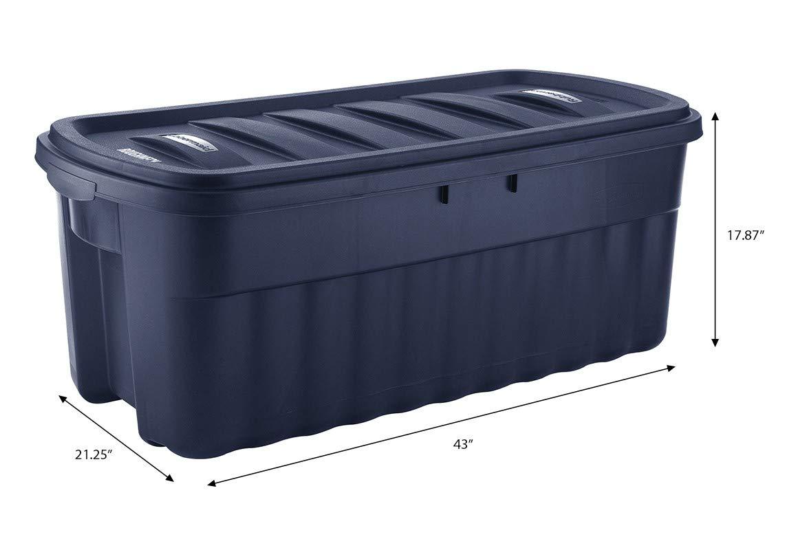 Rubbermaid Rubbermaid 50 Gallon Roughneck Storage Tote Durable, Reusable, Plastic Storage Bin