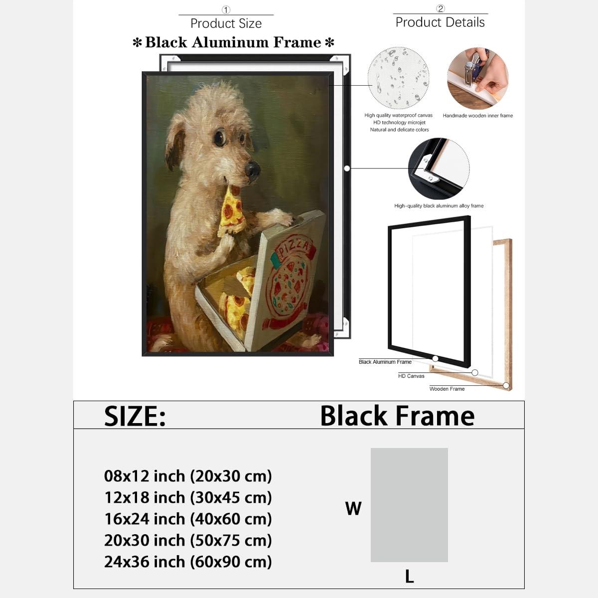 Chiside Personalized Dad Canvas With Photos, Fathers Day Canvas From Daughter, Daddy Gifts From Son, Happy Fathers Day Art From Kids, Father\'s Day Poster For Dad Grandpa Husband, Sentimental Dad Gifts