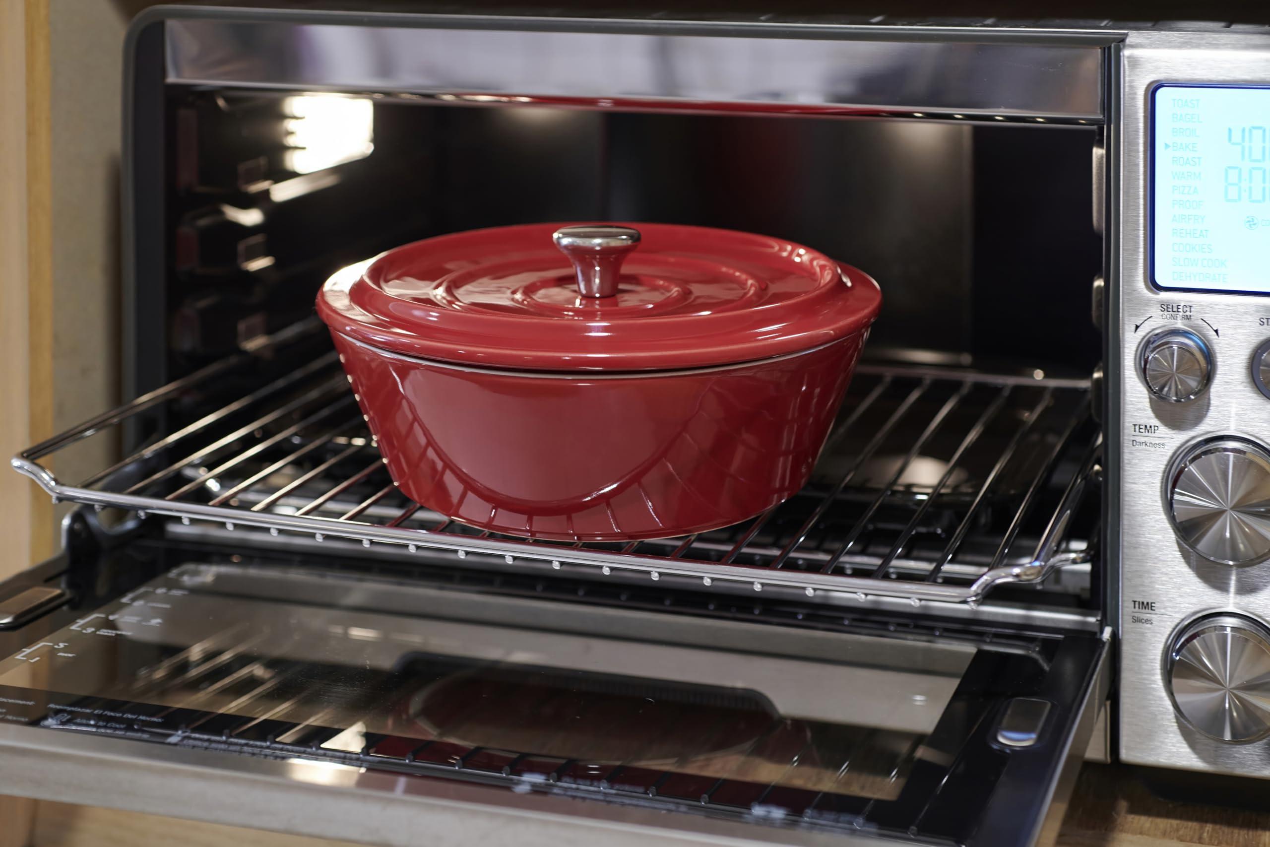 Servappetit Servappetit Round Covered Bakeware Red 9\" x 9\" x 3.5\"