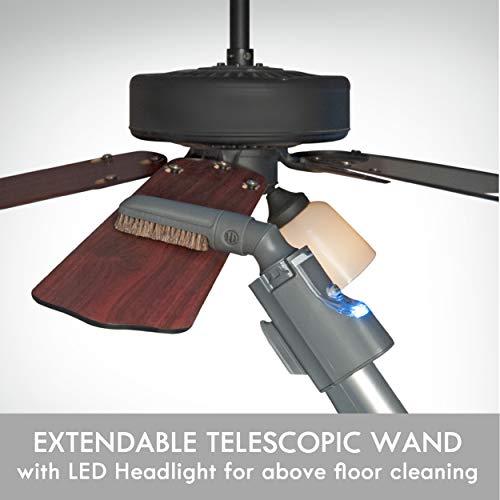 Kenmore Kenmore Elite 21814 Pet Friendly CrossOver Lightweight Bagged HEPA Canister Vacuum with Pet PowerMate, Extended Telescoping Wand, Retractable Cord, 2 Floor Nozzles, and 4 Cleaning Tools-Silver/Gray