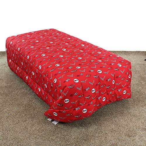 College Covers College Covers C7 Corvette Comforter, Twin, Red