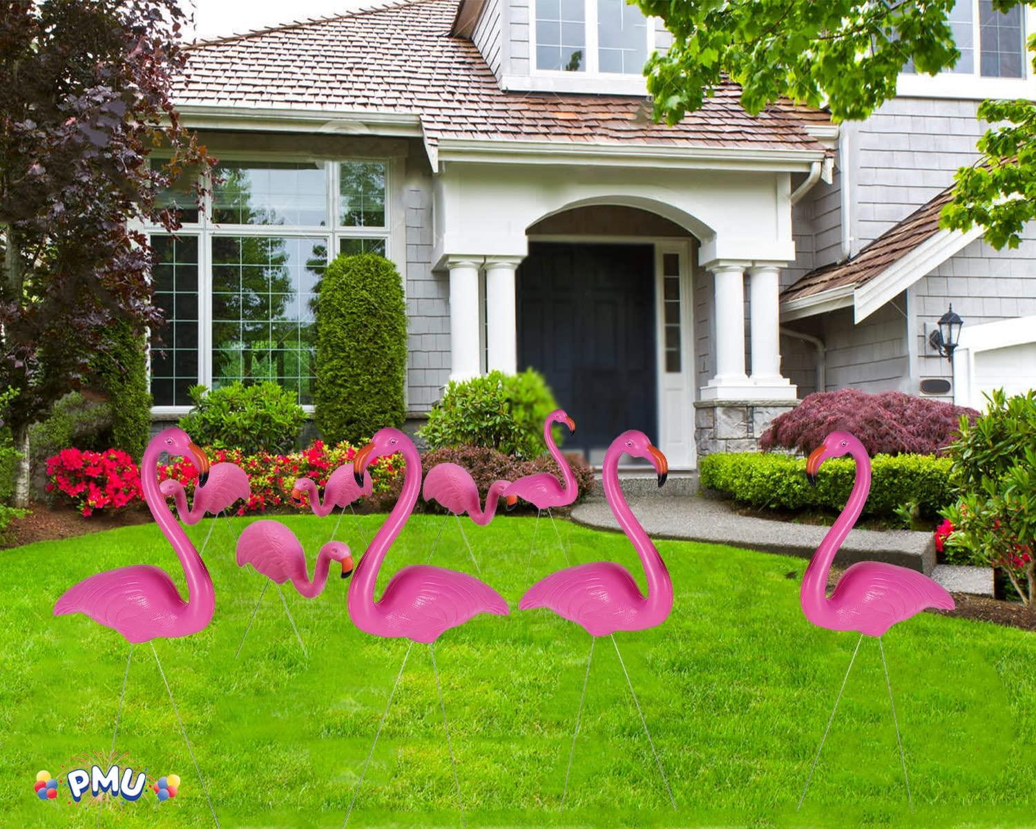PMU PMU Flamingo Family of Five Yard Decorations Lawn Kit (5/pkg) Pkg/1