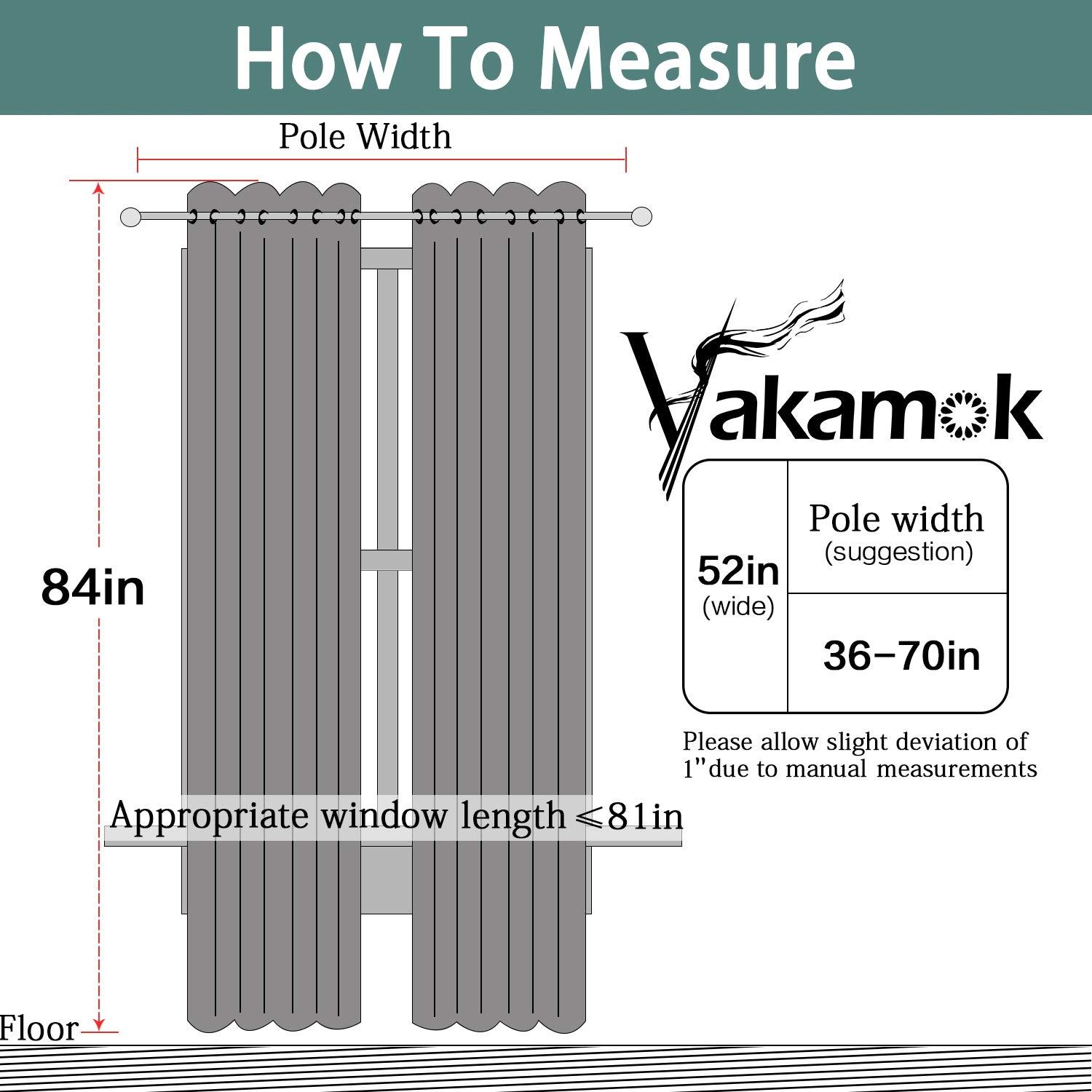 Yakamok Yakamok Mustard Yellow Room Darkening Grommet Window Drapes Thermal Insulated Light Blocking Blackout Curtains for Bedroom(52Wx84L,2 Panels)