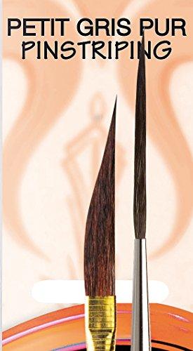 da Vinci Brushes da Vinci Graphic Design Series 4053 Pinstriping Brush Set, Kazan Squirrel Hair, Multiple Sizes, 2 Brushes (Series 700, 707)