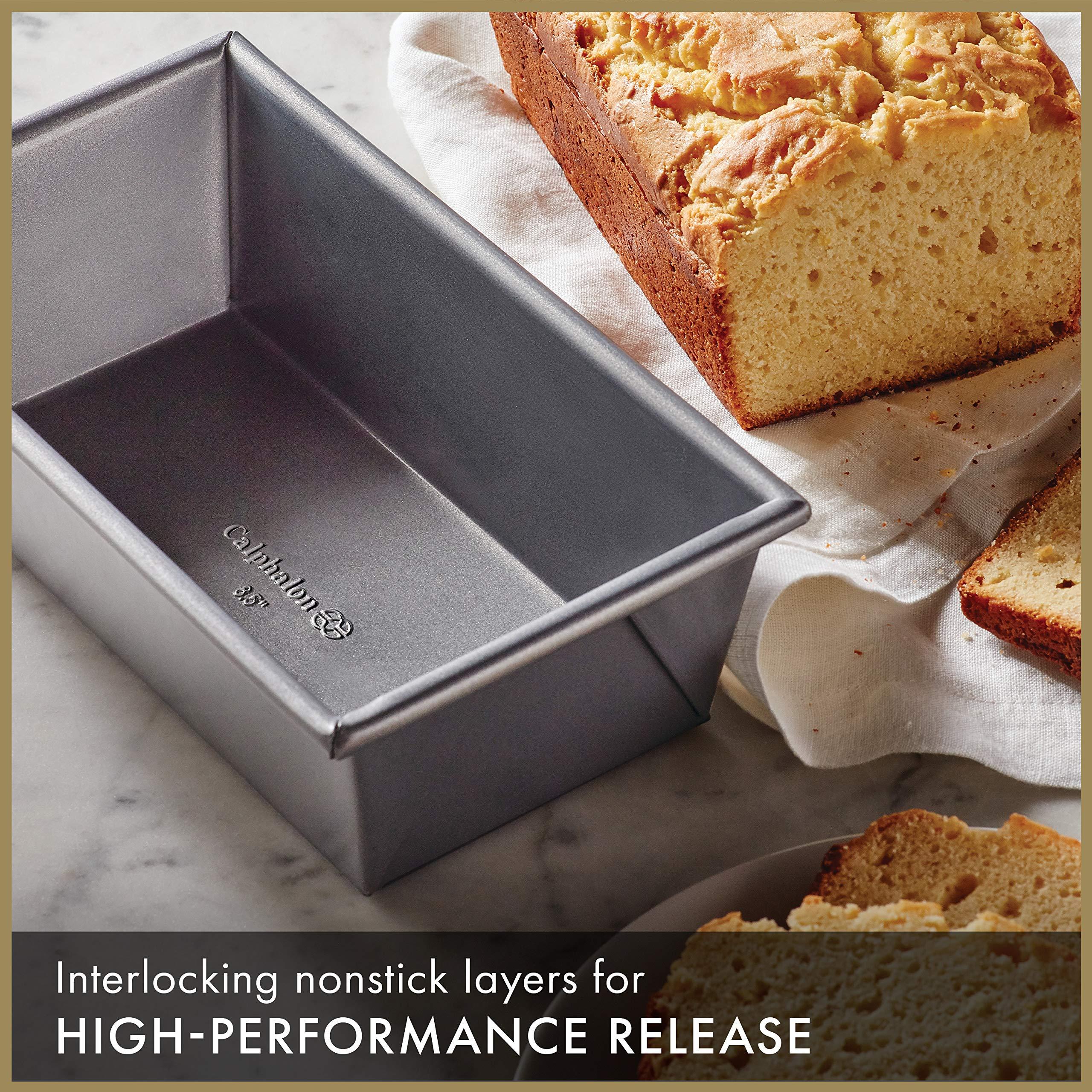 Calphalon Calphalon 10-Piece Nonstick Bakeware Set, Includes Baking Sheet, Cookie Sheet, Cake Pans, Muffin Pan, and More, Dishwasher Safe, Silver