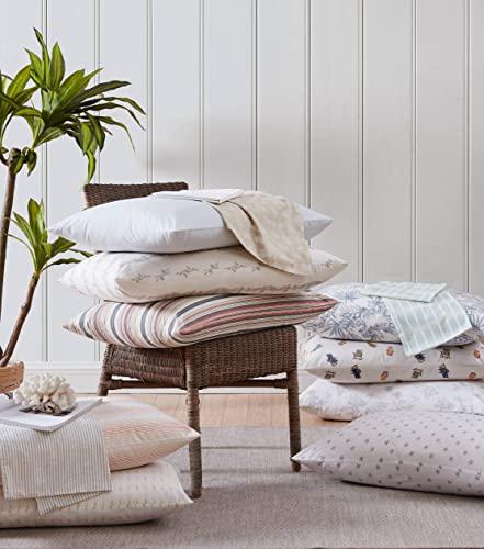 Tommy Bahama Tommy Bahama - Queen Sheets, Cotton Percale Bedding Set, Crisp & Cool, Stylish Home Decor (Pen and Ink Palm Blue, Queen)