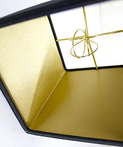 HomeConcept 6x6x7 Black Square Drum Lampshade Linen - Perfect for small table lamps, desk lamps, and accent lights -Medium, Black