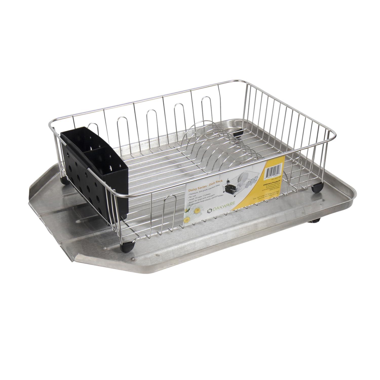 Hickoryware Hickoryware Aqua Series, Dish Drain Board, Stainless Steel, USA Made