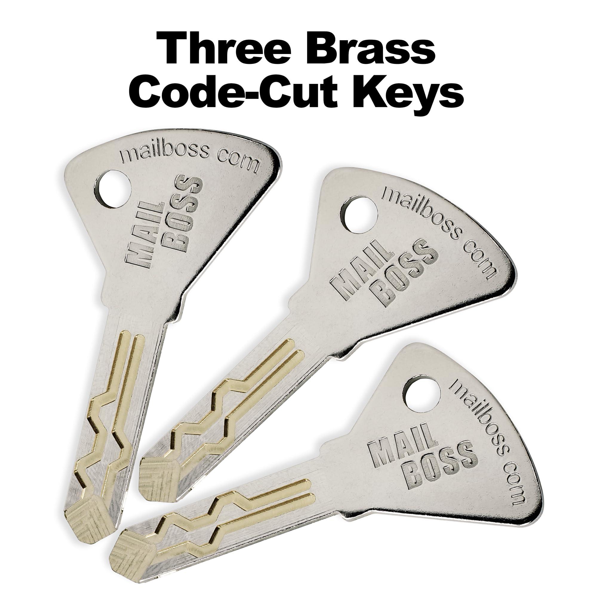 Mail Boss Mail Boss 7413 High Security Steel Locking Wall Mounted Mailbox-Office Comment Letter Deposit, Galaxy Drop Box,Medium