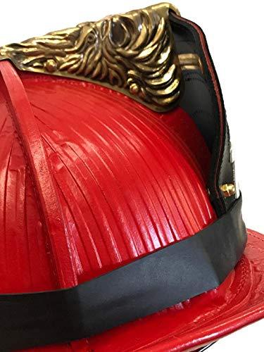 LINE2design LINE2design Firefighter Helmet Bands - Heavy Duty Rubber Helmet Band Fits for Modern & Traditional Style Fire Helmets Pack of 3 - Black - Made in USA