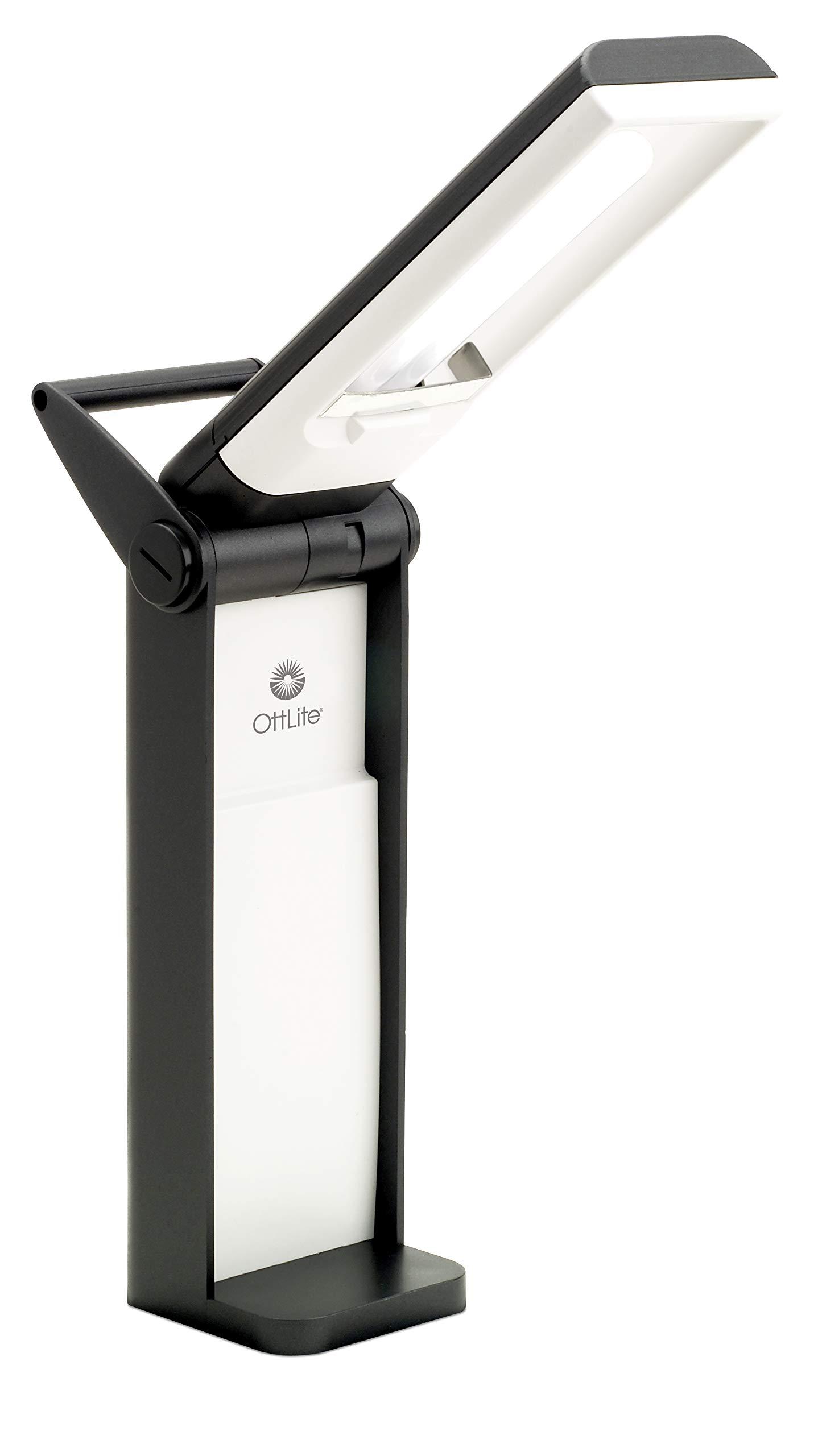 OttLite OttLite L139AB 13 Watt Desk Lamp with Swivel Base, Black