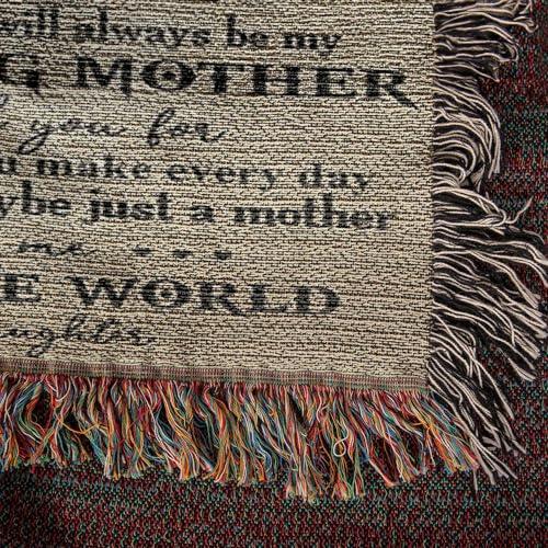 IVY MODA IVY MODA Dear Mom Blanket from Son - Mothers Day Blanket from Daughter, Daughter in Law Blankets, Softball Blankets and Throws, Matching Couples Stuff, Regalo para El Da De Las Madres