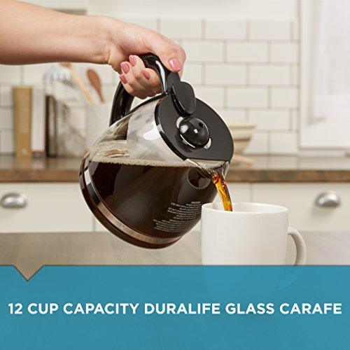 BLACK+DECKER BLACK+DECKER 12-Cup Replacement Carafe, GC3100B, Duralife Glass, Dishwasher-Safe, 2 Extra Lids