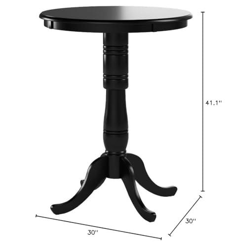 International Concepts International Concepts 30\" Round Pub Table in Black