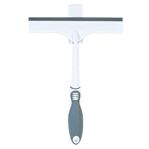 Better Living Better Living Products B.Smart Shower Squeegee with Storage Hook, 7, White and Grey