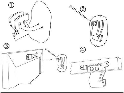 HANGZ HangZ 20lb Sawtooth Hooks (50-Pack) There is NO Other Hanger on The Market specifically Designed to be Used with Any Type of Sawtooth Hanger.
