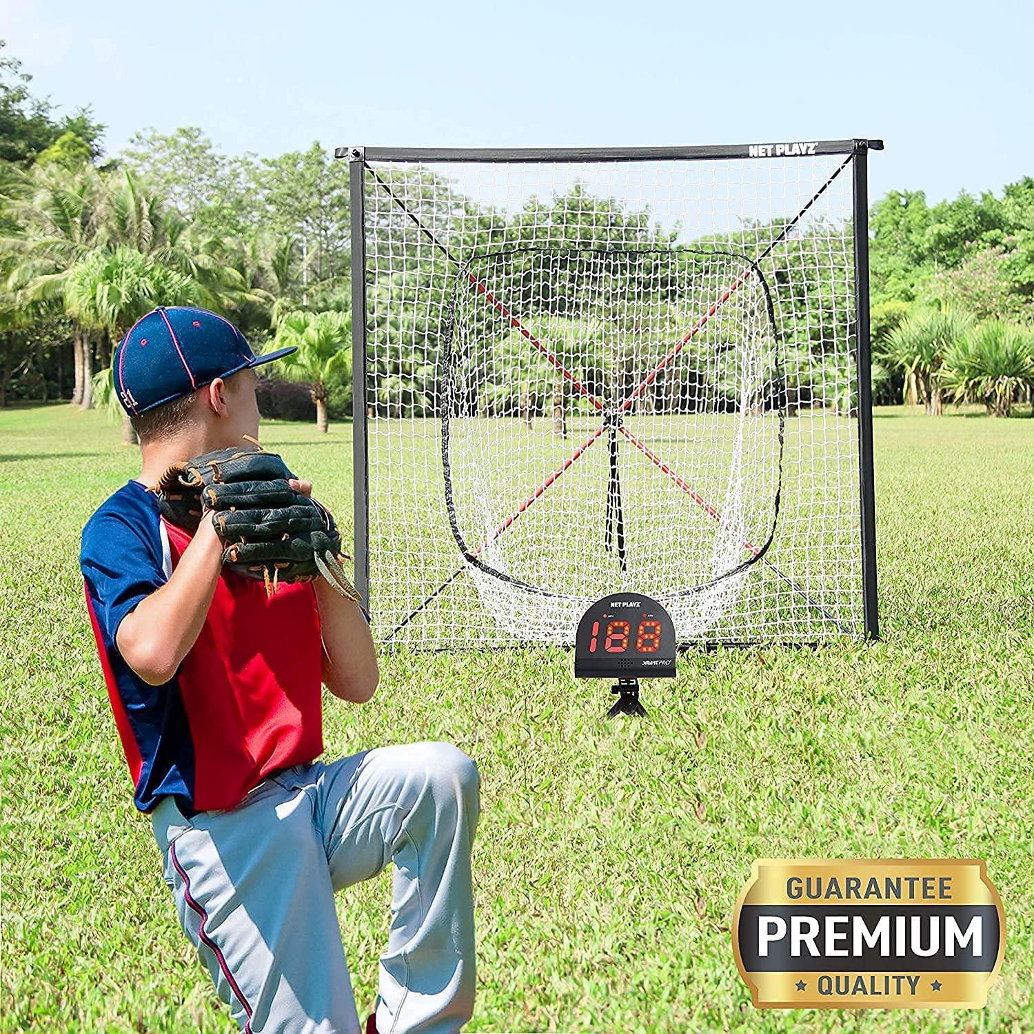 NET PLAYZ NET PLAYZ Speed Radar, Muti-Sports Radar Gun (Hands-Free) Measure Speed Sensors for Baseball Softball Tennis Soccer Hockey Lacrosse Handball | Training Aids / Gadget Gifts