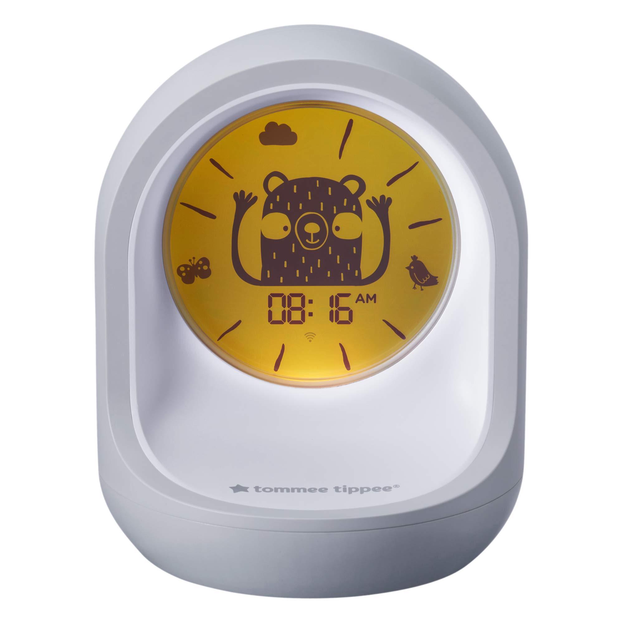 Tommee Tippee Tommee Tippee Sleep Trainer Clock, Timekeeper Connected Sleep Aid |App-Enabled Alarm Clock and Nightlight for Children