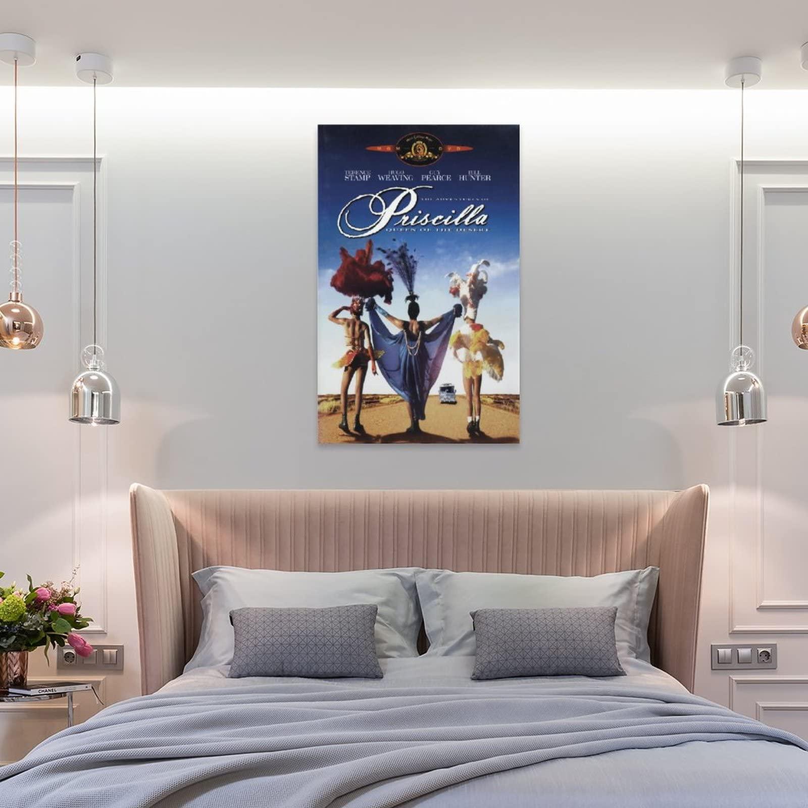 Zelbuck Zelbuck The Adventures of Priscilla, Queen of The Desert Movie Poster (5) Wall Art Paintings Canvas Wall Decor Home Decor Living Room Decor Aesthetic 20x30inch(50x75cm) Unframe-Style