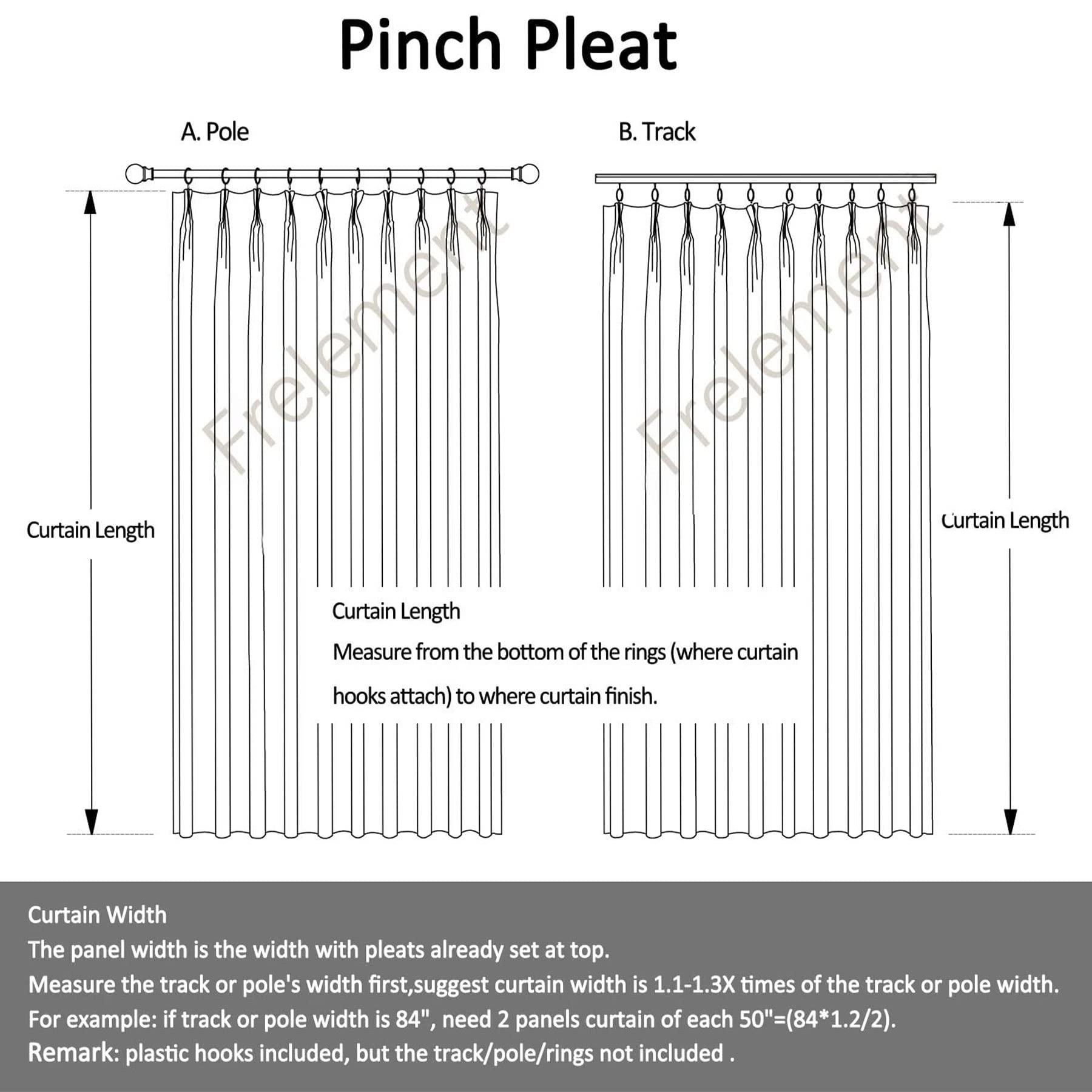 Frelement Frelement Extra Wide Breathable Faux Linen Curtains Noise Reduction Pinch Pleat Drapes for Bedroom, Patio Door, Sand White, 120" W x 84" L, 1 Panel