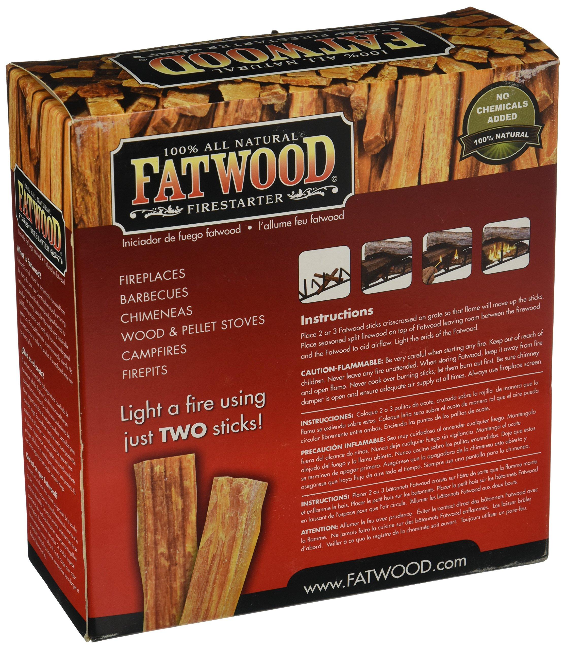 Better Wood Products Better Wood Products Fatwood Firestarter Box, 3-Pounds