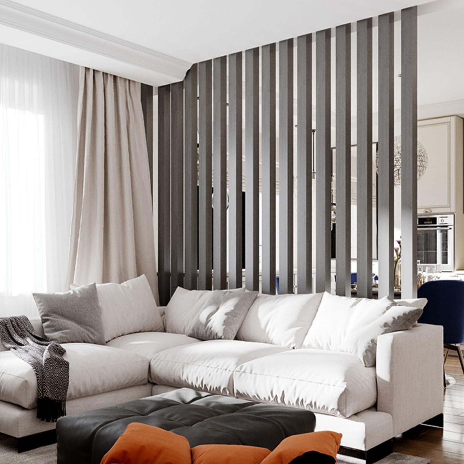 XDOPIRRS Floor to ceiling wooden wall partition post room divider,Floor to Ceiling Wall Post Partitions Screens Room Dividers,Wood Post Privacy Screens,Washroom/Balcony/Stairwell/Entrance Privacy Screen Column