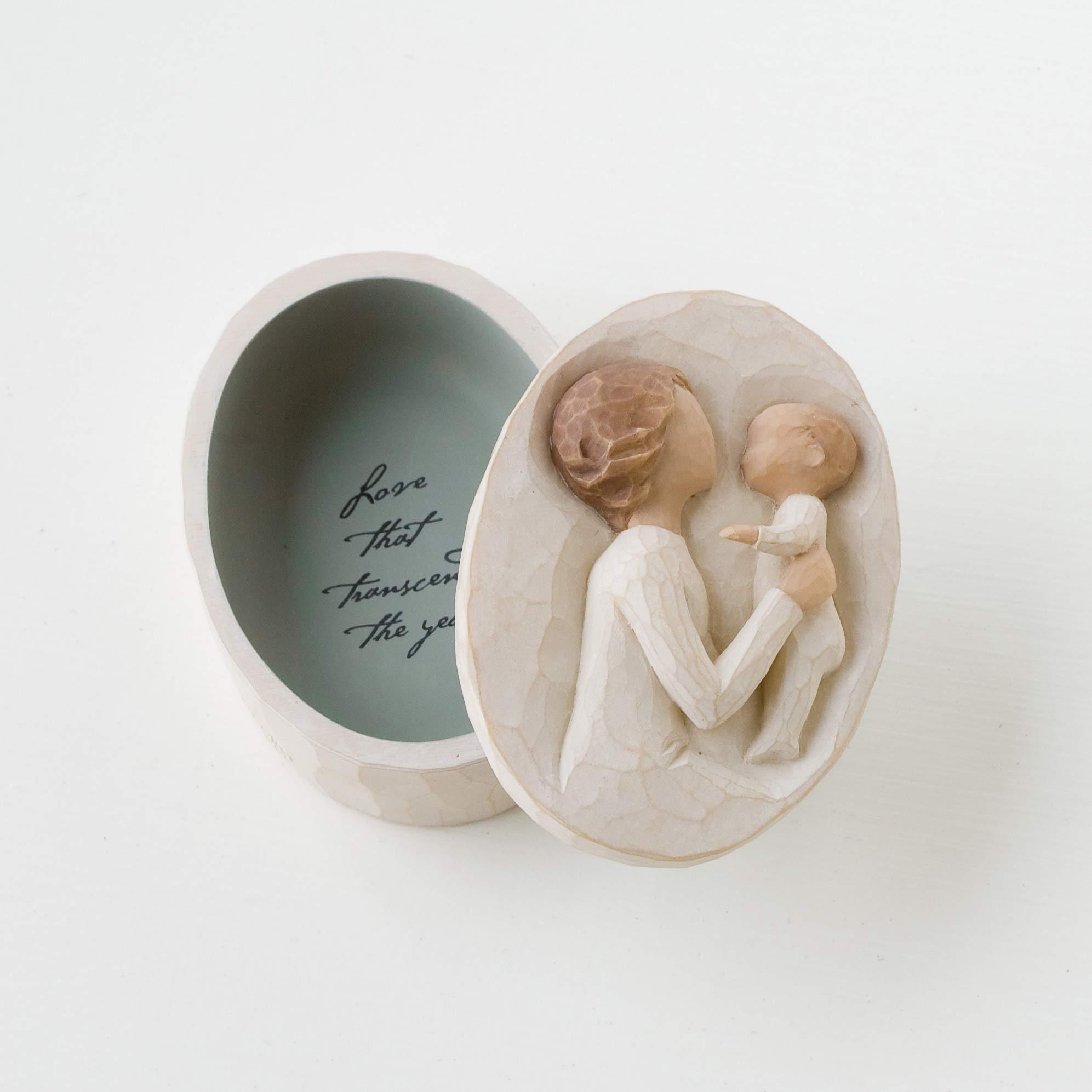 Willow Tree Willow Tree Grandmother, Love that Transcends the Years, Box for Jewelry and Treasures, Reminder of Those you Love who Call you Grandma, Sculpted Hand-Painted Keepsake Box