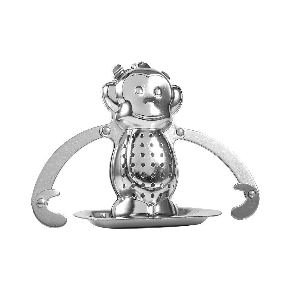 Enforose Monkey Tea Infuser,Stainless Steel Tea Steeper For Loose Tea,Funny Tea Strainer,Funny Tea Infuser,Safe and Cute Herb and Spice Infuser for Loose Leaf Tea Coffee Beans Seasonings and Spices