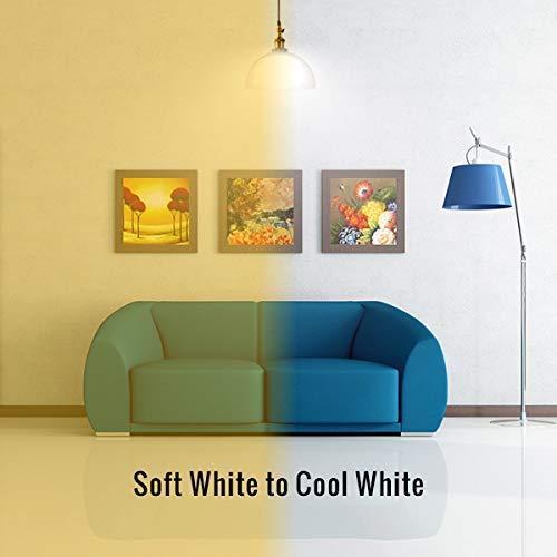 DOGAIN DOGAIN LED Candelabra Bulbs E12 Base, Color Changing and Dimmable Smart Light Bulb, Compatible with Alexa Google Home, Tunable White Chandelier Light Bulbs 320 lm 35w Equivalent, 2 Pack