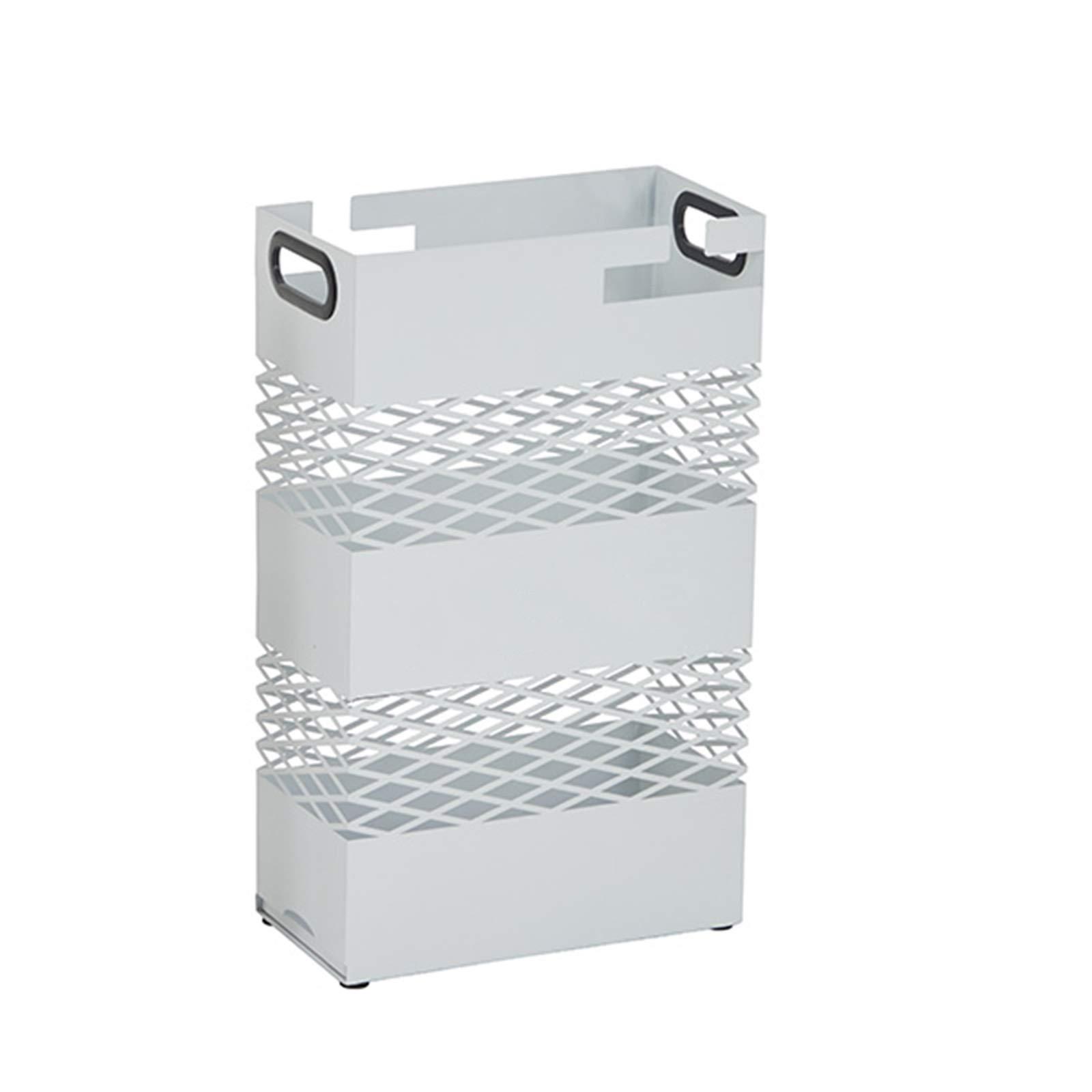 Umbrella Racks Umbrella Racks WXYZ Umbrella Stand for Home Hotel Lobby, Can Store 20 Umbrellas, with Independent Drip Tray, 30x15x50cm (Color : White)